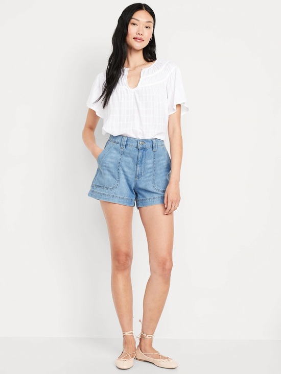 Old Navy Pants - Old Navy High-Waisted OGC Chino Shorts -- 3.5-inch inseam
